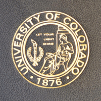 Gold foil stamped diploma cover