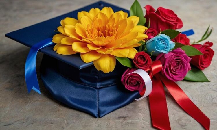 graduation flowers