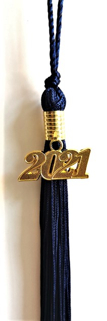 Navy Blue Tassels