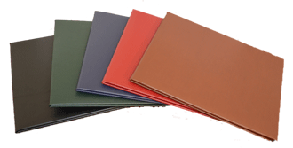Colored leatherette double diploma cover